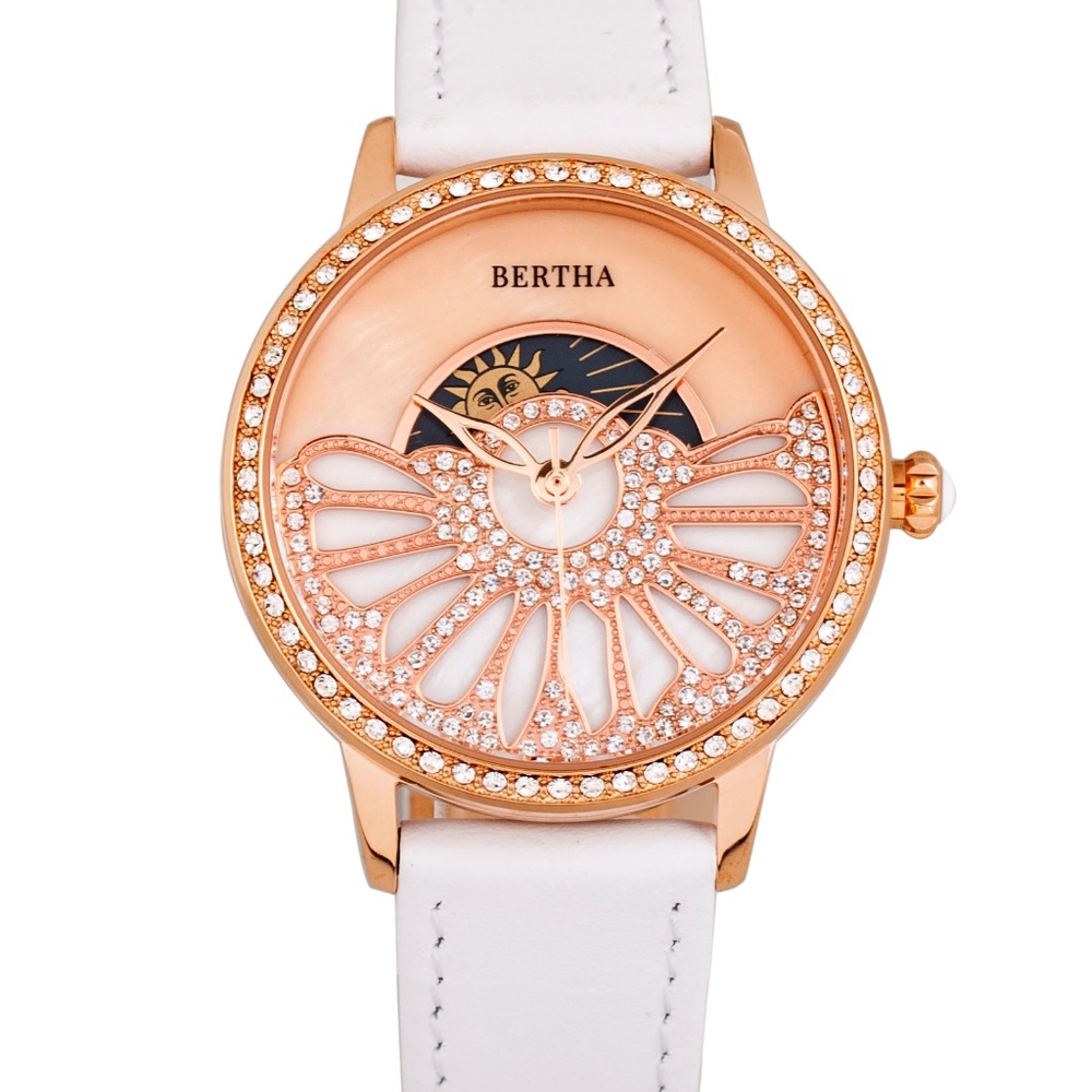 BTHBR8205 NWT Women's Mother-of-Pearl Watch